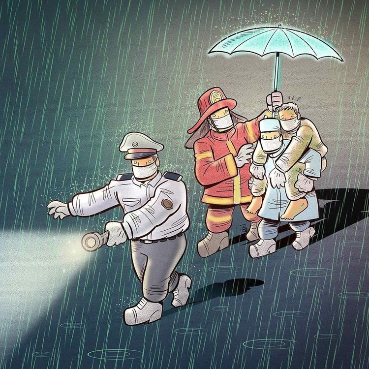 Karya Ilustrasi Corona