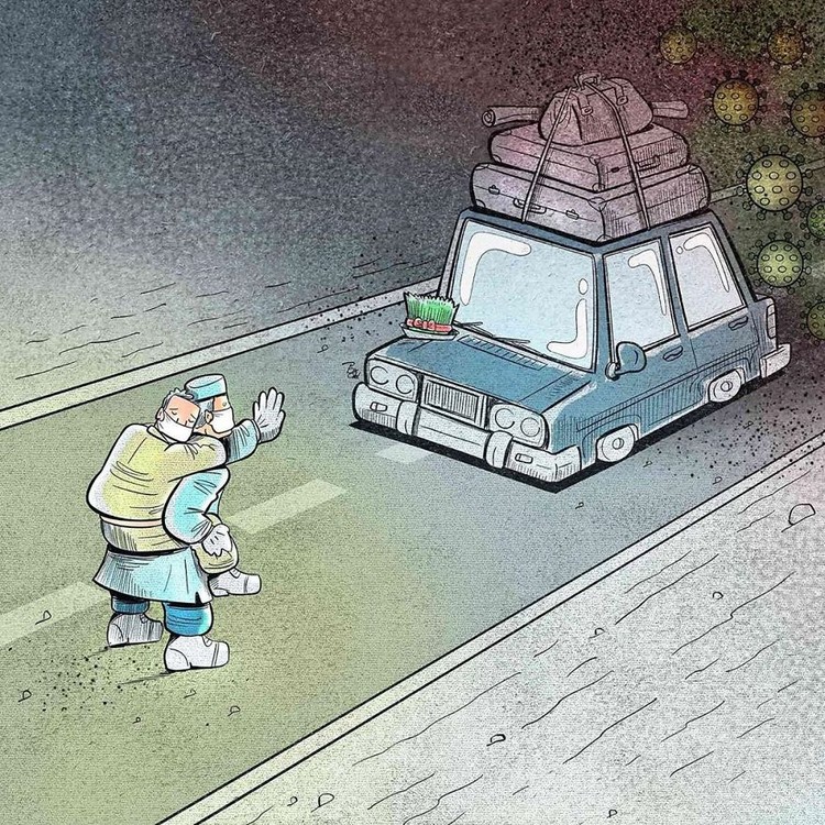 Karya Ilustrasi Corona