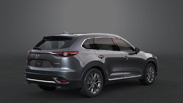 All New Mazda CX-9 AWD tampak samping dan belakang