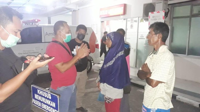 Suasana di RS usai AC membakar diri (dok. Istimewa)