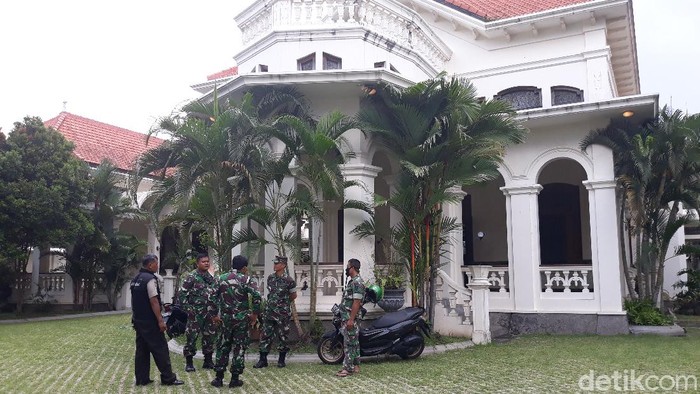 Lokasi karantina pemudik di Ndalem Priyosuhartan, Solo (bekas rumah eks-Kakorlantas Djoko Susilo), Sabtu (4/4/2020).