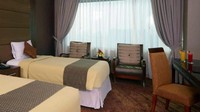 Grand Cempaka Business merupakan hotel bintang lima yang menyediakan beragam tipe kamar mulai dari Grand Deluxe Double or Twin Room, Grand Deluxe King, Grand Deluxe Twin, Deluxe Twin Room, Deluxe Single Room, Large Single Room, dan Junior Suite. Istimewa/Grand Cempaka Business.