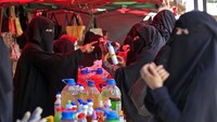 Saat ini Yaman merupakan salah satu negara yang belum memiliki catatan atau laporan ke PBB akan paparan COVID-19 di tengah kondisi pasca pemberontakan dan perang di negara itu. AFP via Getty Images/MOHAMMED HUWAIS