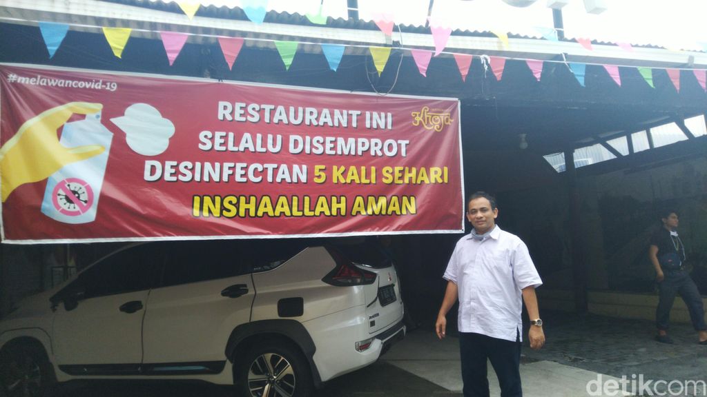 Usaha kuliner di Semarang saat jalan ditutup