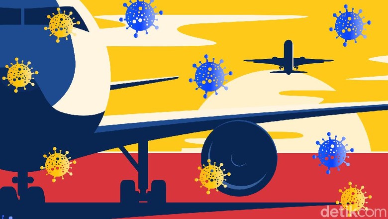 Ilustrasi Virus Covid 19, Virus Corona poster