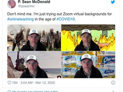 Kumpulan Background Zoom yang Konyol