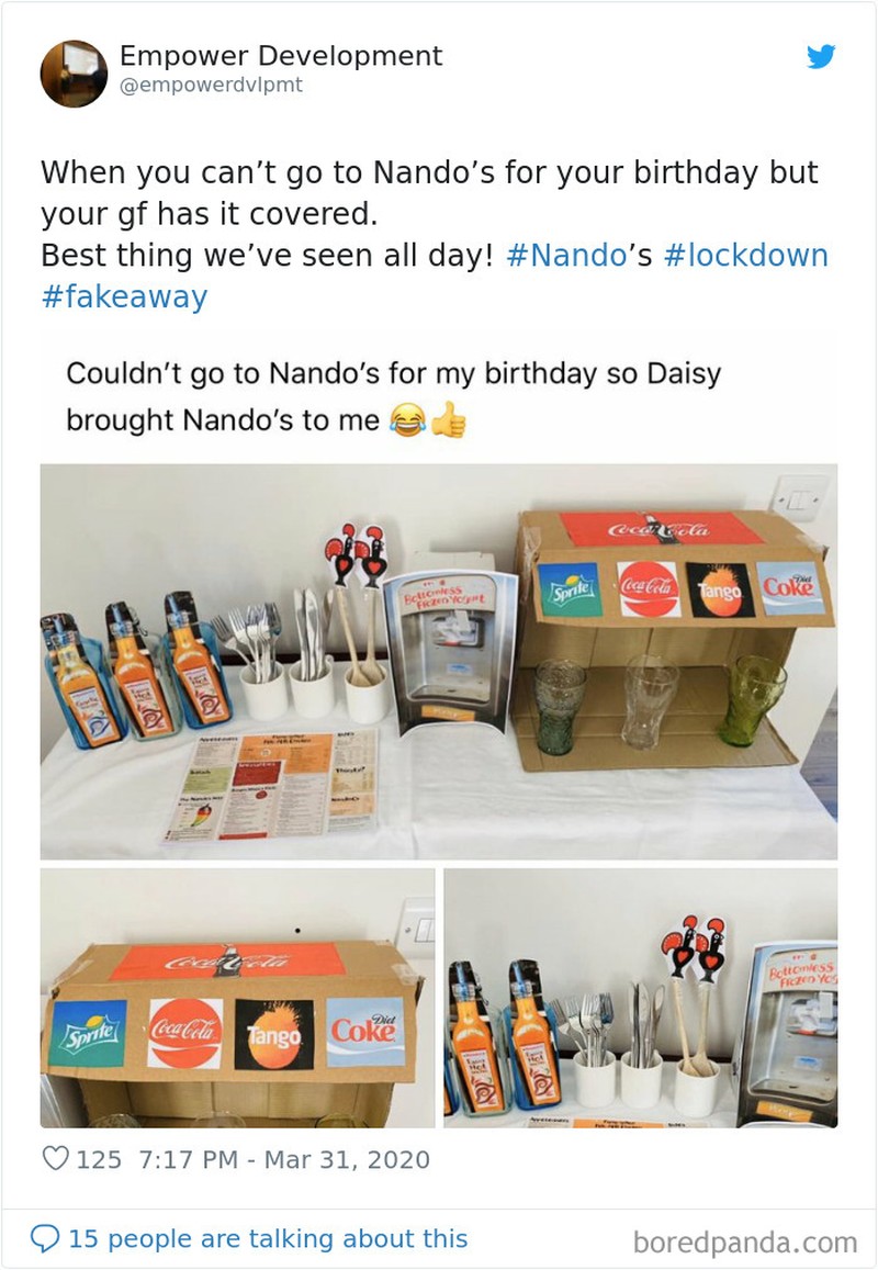 Meski pandemi Corona melanda, beberapa warga di dunia tetap bisa beraktivitas di rumah loh. Hasilnya lucu dan unik. Nggak percaya? Initp aja nih.