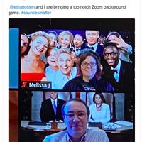 Kumpulan Background Zoom Yang Konyol
