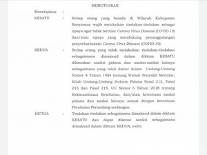 Diatur dalam SK Bupati: Tak Pakai Masker di Banyumas, Didenda!