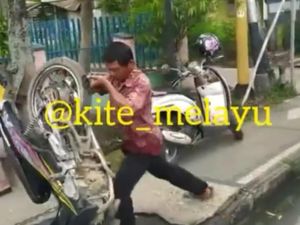 Ada Lagi, Nih Pemotor Ngamuk karena Ditilang Tapi Langsung Minta Maaf