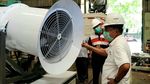 JK Tinjau Perakitan Alat Penyemprot Disinfektan
