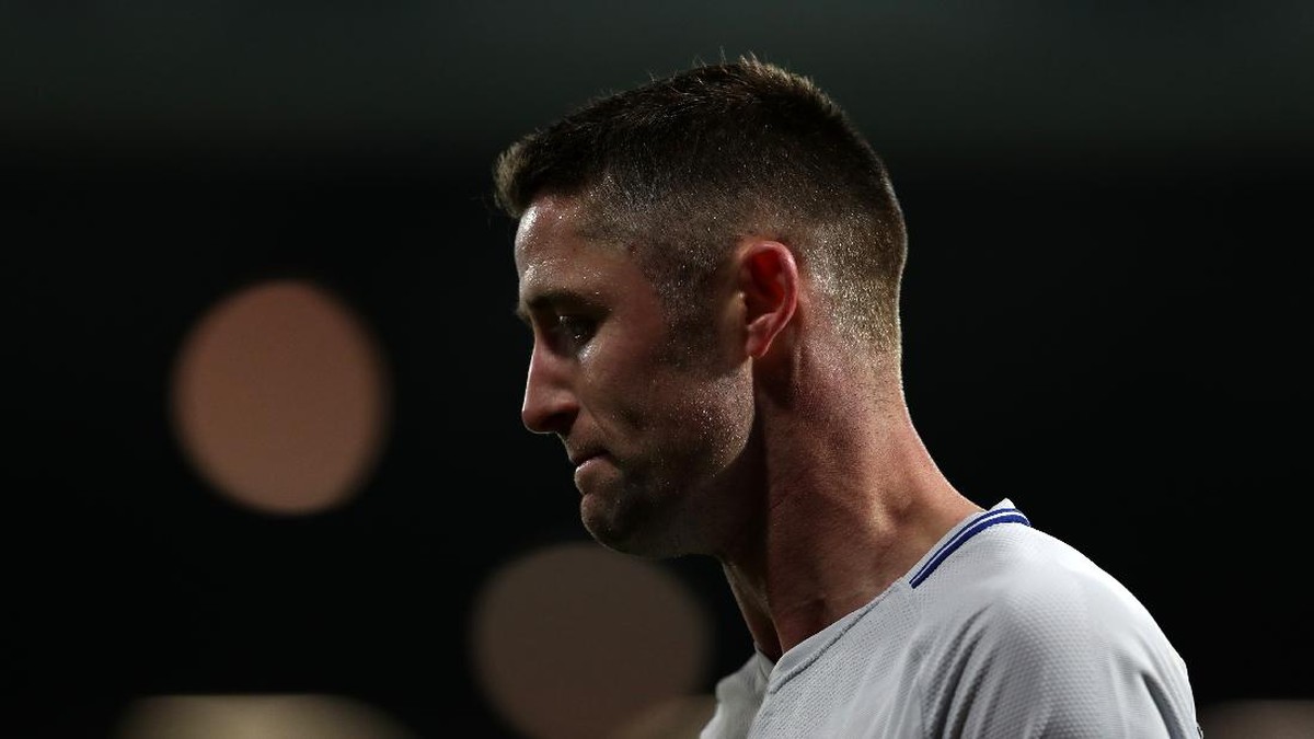 Mantan kapten Chelsea Gary Cahill mengaku sulit menghormati eks pelatihnya, Maurizio Sarri. (Foto: Getty Images/Catherine Ivill)