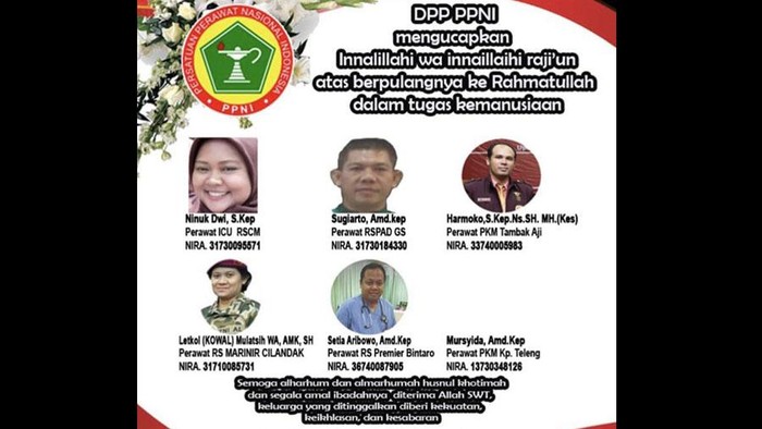 peraw perawat indonesia meninggal dunia