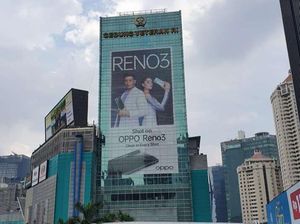 OPPO Pajang Reklame Foto Segede Gaban di Gedung, Ini Ceritanya