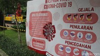 Tidak ada lagi aktivitas di taman yang biasa ramai pengunjung ini.