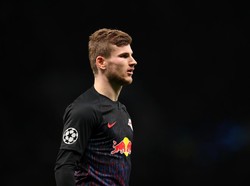Timo Werner, striker RB Leipzig, sedang dikaitkan dengan sejumlah klub top Eropa. Juventus dispekulasikan sebagai salah satunya. (Foto: Catherine Ivill/Getty Images)
