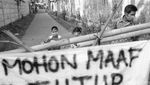 Potret Karantina Cegah Corona di Jalanan Kampung Kota Bekasi