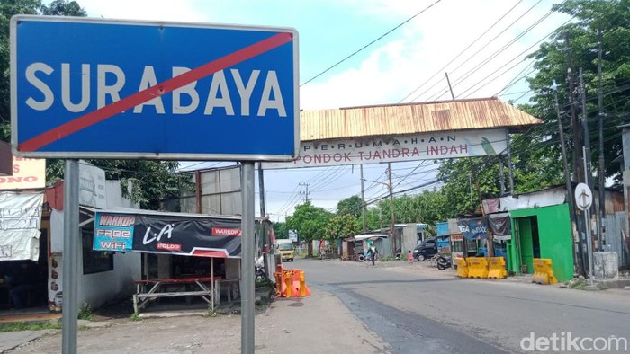 penutupan jalan di surabaya