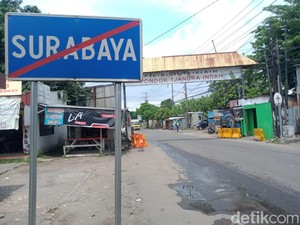 Sempat Ditutup Warga, Jalan Perbatasan Surabaya-Sidoarjo Kembali Dibuka