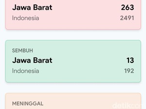 Data Corona Terbaru Jabar: Pasien Sembuh Tambah 1 Orang, ODP Naik 6 Ribu Lebih
