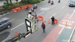 Halau Corona, Alat Semprot Disinfektan Dipasang di Bawah JPO Surabaya