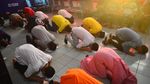 Senyum Bahagia Napi Usai Bebas Gegara Corona