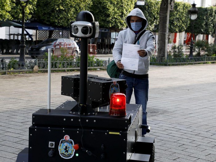 Robot PGuard di Tunisia