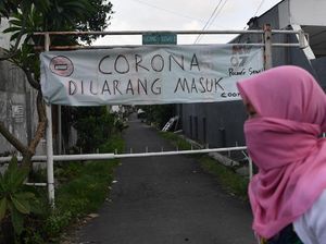 Cegah Sebaran Corona, Kampung di Surabaya Ini di-Lockdown Warga