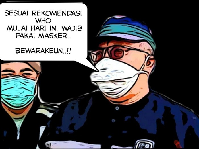 Bupati Sukabumi Ajak Warga Patuhi Rekomendasi WHO Soal Masker