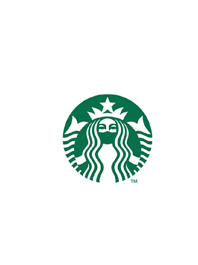Putri Duyung yang menjadi logo ikonik Starbucks pun tak terhindar dari modifikasi. Logo starbucks itu dipakaikan masker agar tak menulari orang lain saat dia bersin atau batuk. Hanya sebuah ide tentang bagaimana seharusnya logo-logo brand ini terlihat saat masa sulit ini. Bertahanlah kalian, tetap di rumah, tulis Jure. Foto: Istimewa