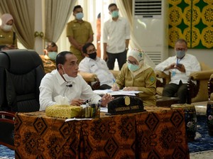 Gubsu Ingatkan Bupati hingga Walkot Se-Sumut soal Corona: Ini Belum Mereda