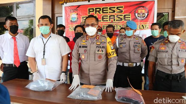 Wa Laodding, pembunuh istri siri yang mayatnya ditemukan dalam karung di Pinrang (Hasrul Nawir/detikcom)