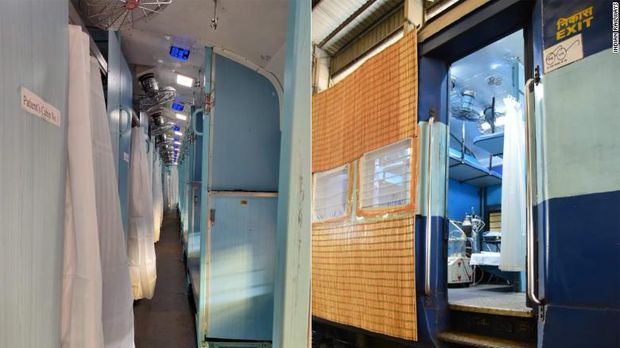 Kereta Api tertua di Asia dijadikan rumah sakit