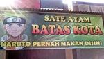 Kocak! Naruto hingga Power Rangers Pernah Jajan di Warung Makan Ini