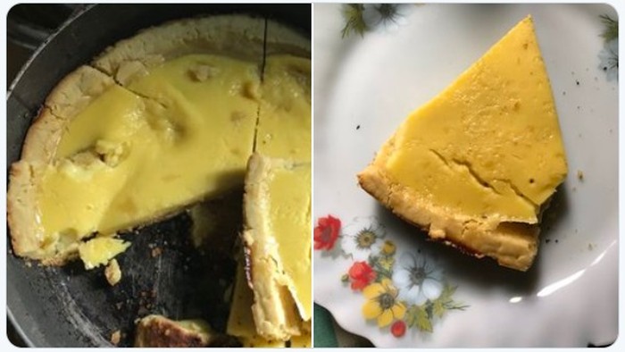 Pie susu teflon gagal buatan netizen Pie susu teflon gagal buatan netizen