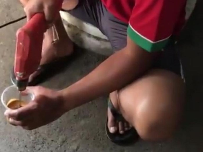 bikin dalgona coffee pakai bor beton