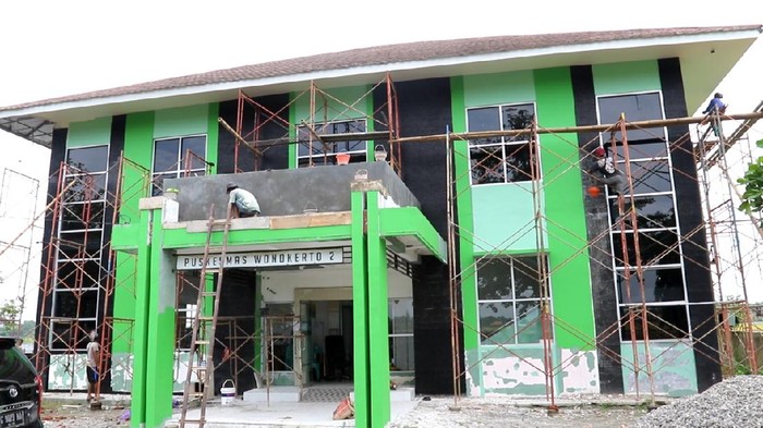 Puskesmas 2 Wonokerto yang disiapkan untuk rawat PDP dan ODP Corona di Kabupaten Pekalongan.