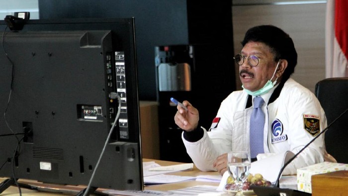 Rapat Kerja Virtual Menkominfo dengan Komisi I DPR RI
