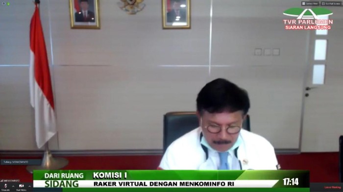 Menkominfo Johnny G Plate