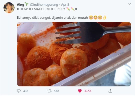 Resep cimol crispy
