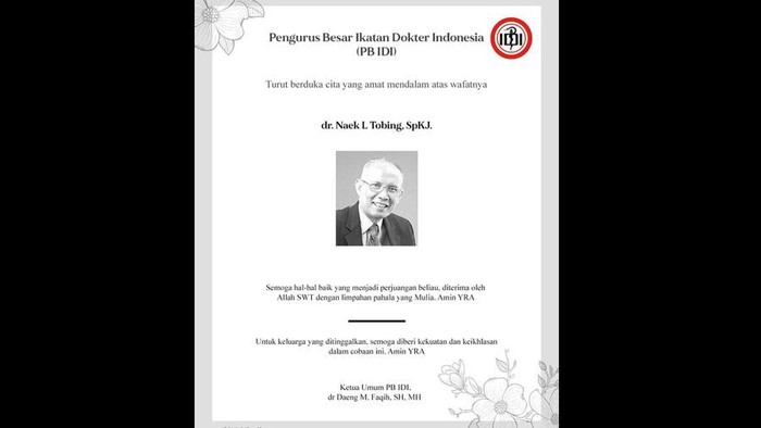 dr Naek L Tobing dr Naek L Tobing
