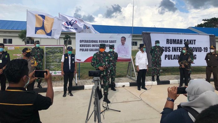 RS khusus Corona di Pulau Galang resmi dioperasikan (Dok. Puspen TNI)
