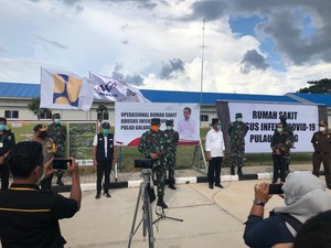 RS Khusus Corona di Pulau Galang Batam Resmi Beroperasi