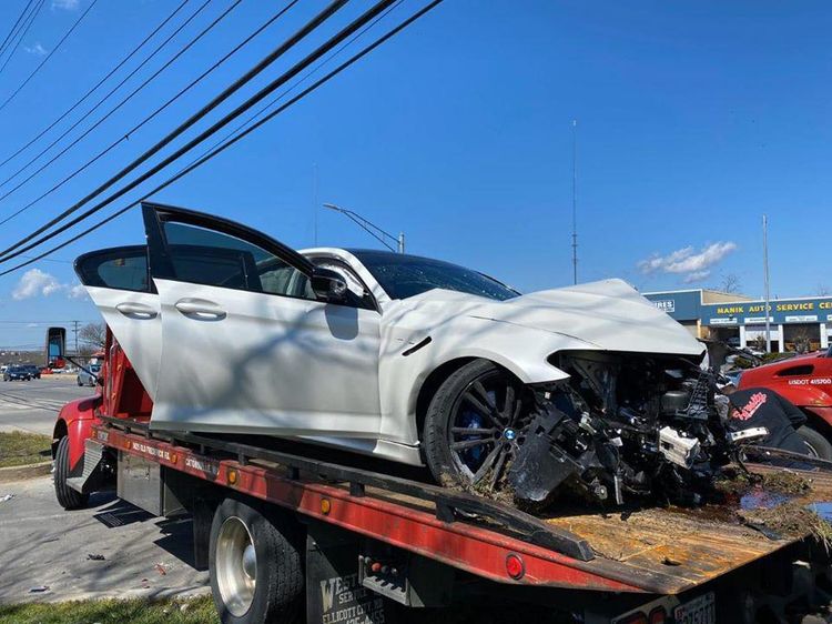 Ambyar, BMW M5 Harga Rp 5 Miliar Baru Keluar Dealer Langsung Babak Belur