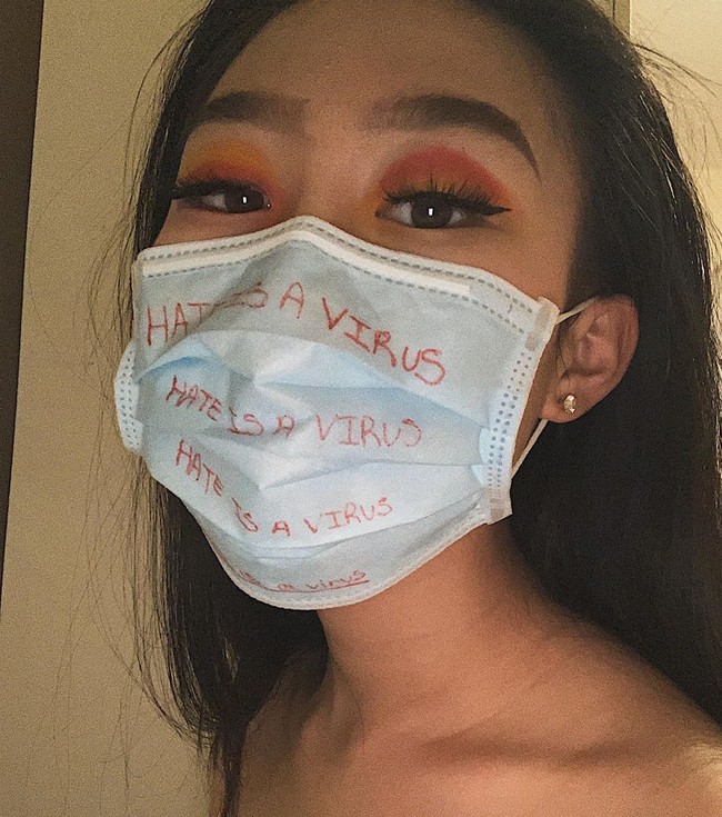 Lewat postingan dengan tagar #HATEISAVIRUS, netizen juga bisa bercerita tentang pengalaman dan kekhawatiran mereka jadi sasaran kebencian karena memiliki ras Asia. Foto: instagram