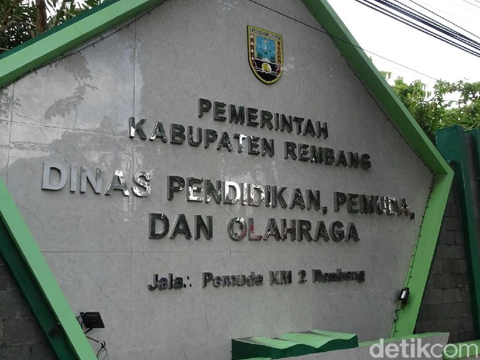 Dinas Pendidikan Pemuda dan Olahraga (Dindikpora) Kabupaten Rembang.