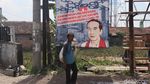 Spanduk Dukungan untuk Jokowi Atasi Corona Mejeng di Bandung