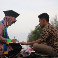 Kebanyakan komentar netizen itu positif, mereka mendoakan kami. Banyak yang komentar uwu uwu uwu, jelas Yayan. Foto: dok. Pribadi