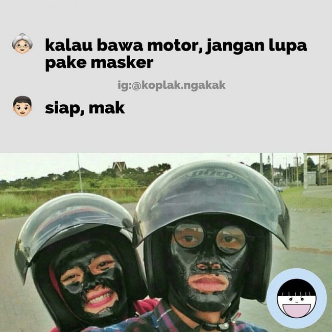 Bukan masker untuk perawatan wajah, tapi masker untuk melindungi hidung dan mulut dari bakteri atau virus. Foto: Istimewa
