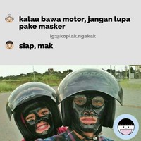 Bukan masker untuk perawatan wajah, tapi masker untuk melindungi hidung dan mulut dari bakteri atau virus. Foto: Istimewa